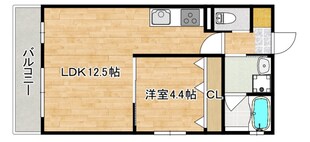 ラ・ローザⅡの物件間取画像